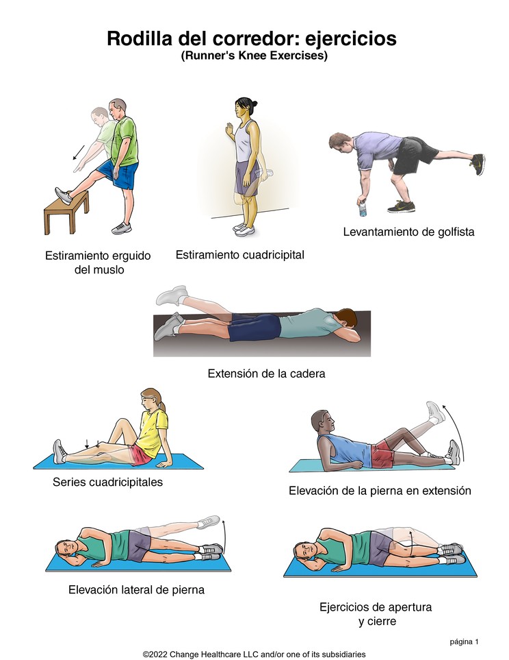 Runner's Knee Exercises: Illustration, page 1