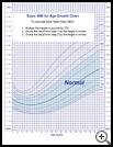 Thumbnail image of: Boys: BMI for Age Growth Chart: Illustration
