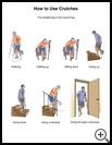 Thumbnail image of: Crutches, How to Use: Illustration