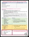 Thumbnail image of: Diabetes: Emergency Action Plan for Your Child: Illustration, page 1