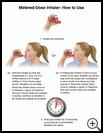 Thumbnail image of: Metered-Dose Inhaler, How to Use: Illustration