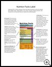 Thumbnail image of: Nutrition Facts Label: Illustration