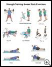 Thumbnail image of: Strength Training: Lower Body Exercises: Illustration