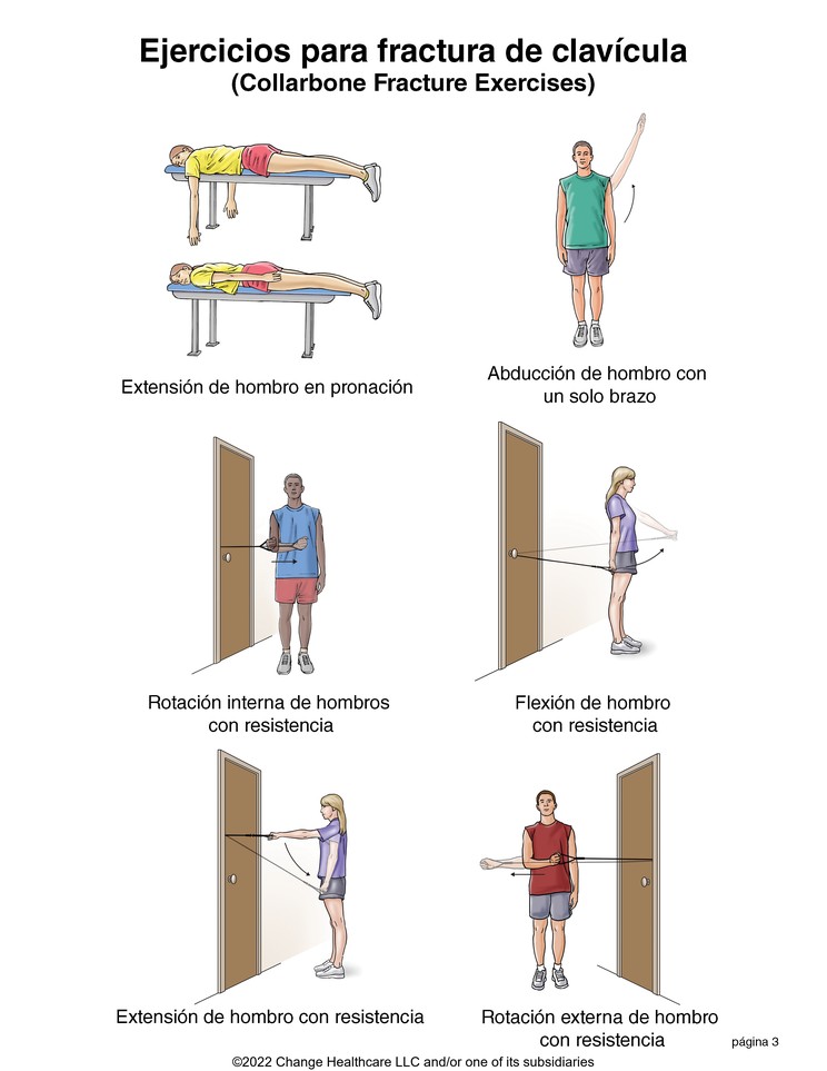 Collarbone Fracture Exercises: Illustration, page 3