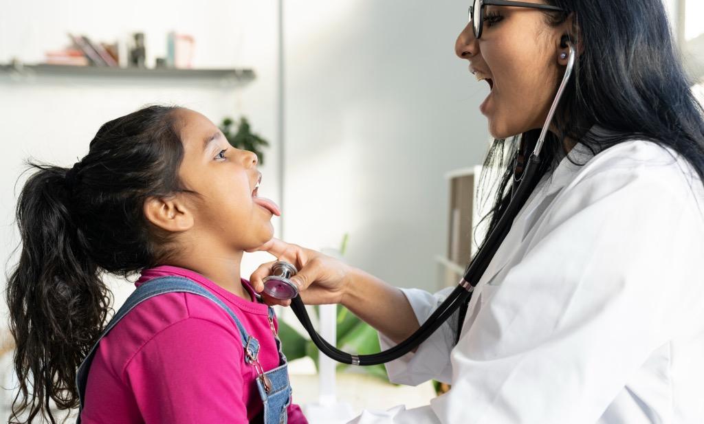 Children often get sick without warning