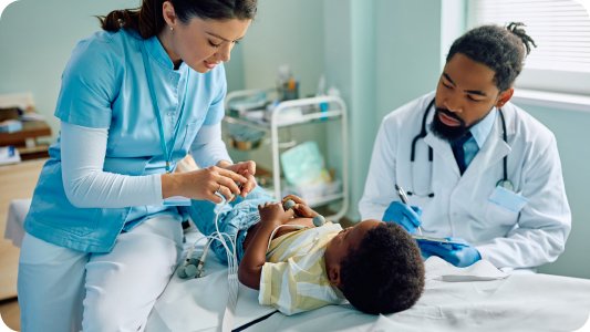 Atención cardíaca especializada en el centro médico de su hijo.